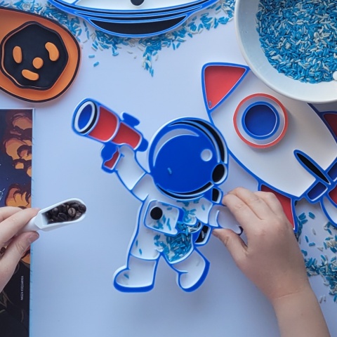 Panel Sensoryczny Kosmos – Montessori, Motoryka i Rozwój Zmysłów