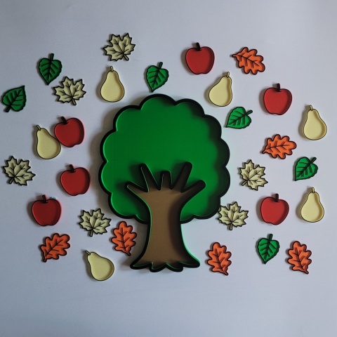 Panel Sensoryczny Drzewo– Montessori, Motoryka i Rozwój Zmysłów