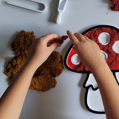 Panel Sensoryczny muchomor– Montessori, Motoryka i Rozwój Zmysłów