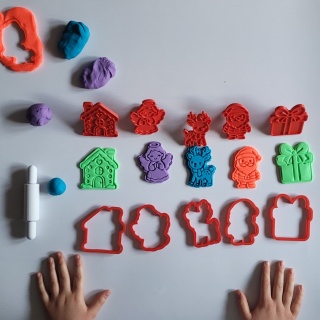 Stempelki i foremki Boże Narodzenie – zestaw 5 szt. | Montessori